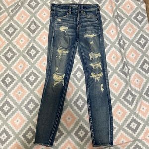 American eagle ripped jeans
